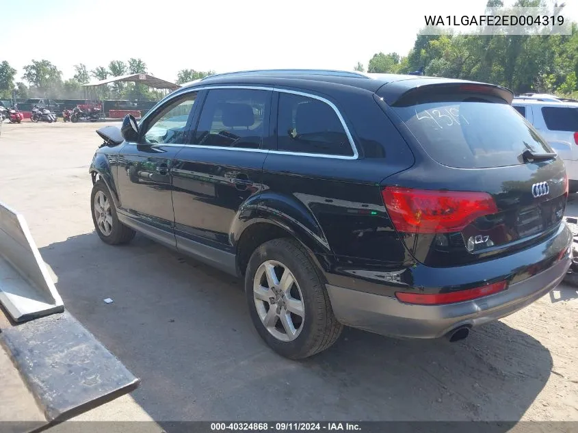 WA1LGAFE2ED004319 2014 Audi Q7 3.0T Premium