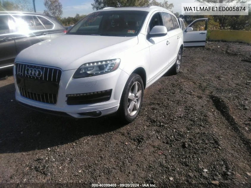 2014 Audi Q7 3.0 Tdi Premium VIN: WA1LMAFE1ED005874 Lot: 40399405