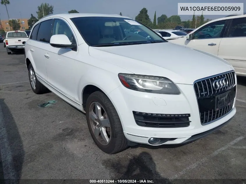 2014 Audi Q7 3.0T Premium VIN: WA1CGAFE6ED005909 Lot: 40513244