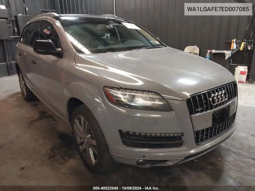 2014 Audi Q7 Premium Plus VIN: WA1LGAFE7ED007085 Lot: 40522040