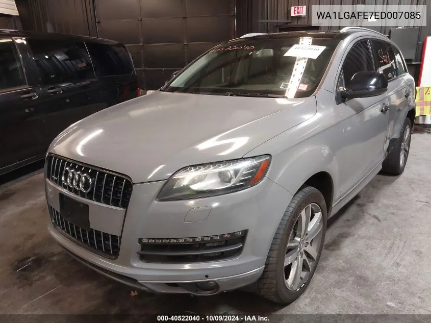 2014 Audi Q7 Premium Plus VIN: WA1LGAFE7ED007085 Lot: 40522040