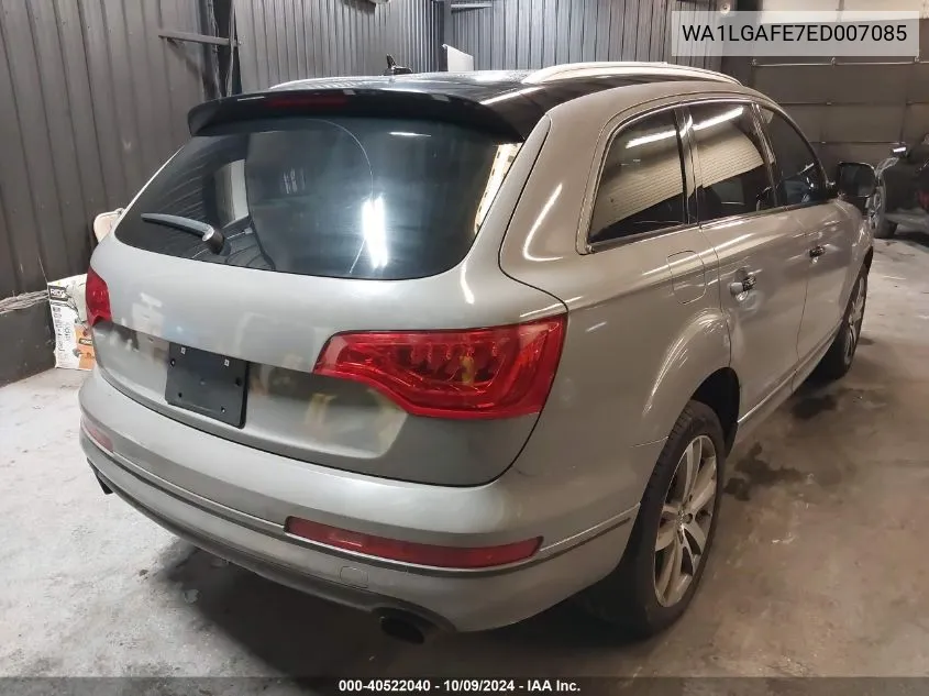 2014 Audi Q7 Premium Plus VIN: WA1LGAFE7ED007085 Lot: 40522040