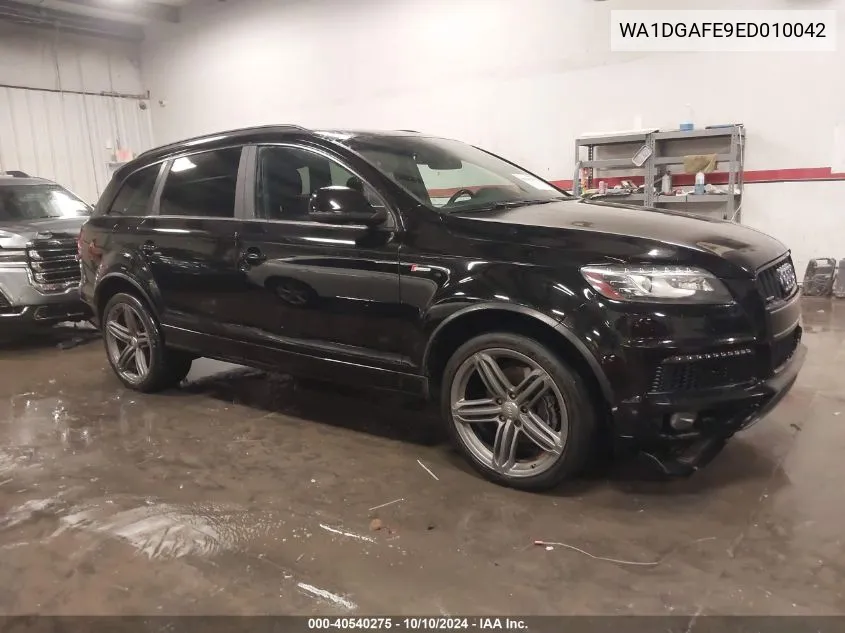 2014 Audi Q7 3.0T S Line Prestige VIN: WA1DGAFE9ED010042 Lot: 40540275