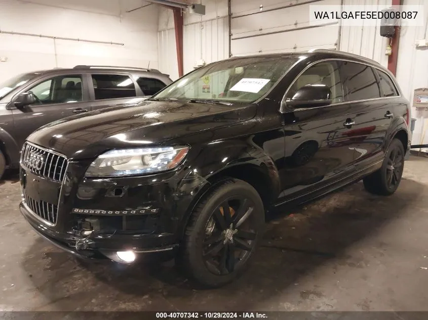 2014 Audi Q7 3.0T Premium VIN: WA1LGAFE5ED008087 Lot: 40707342