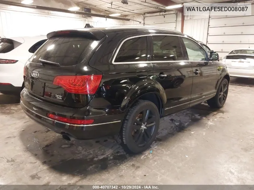 2014 Audi Q7 3.0T Premium VIN: WA1LGAFE5ED008087 Lot: 40707342