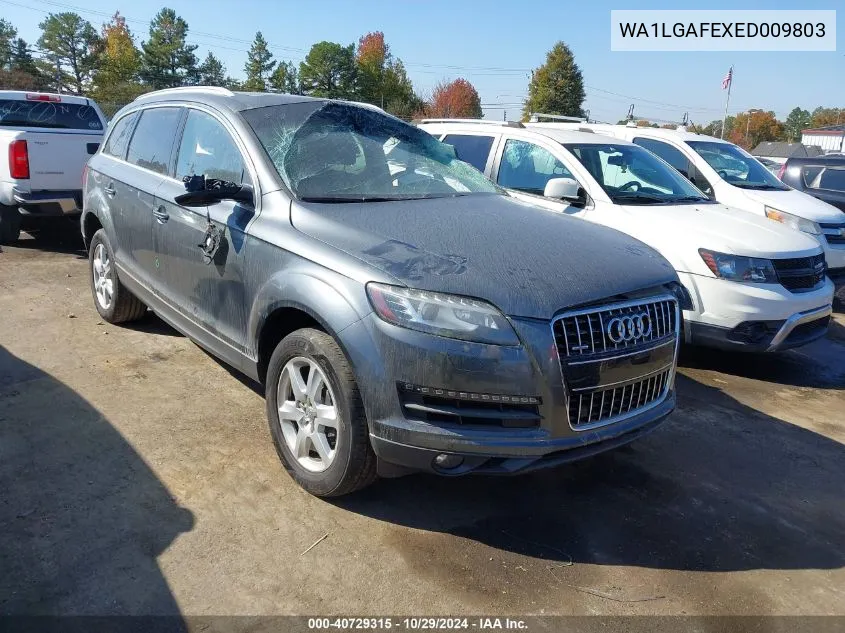 2014 Audi Q7 3.0T Premium VIN: WA1LGAFEXED009803 Lot: 40729315