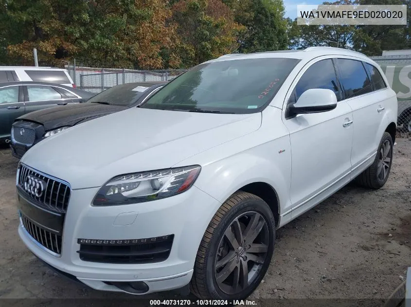 2014 Audi Q7 3.0 Tdi Premium VIN: WA1VMAFE9ED020020 Lot: 40731270