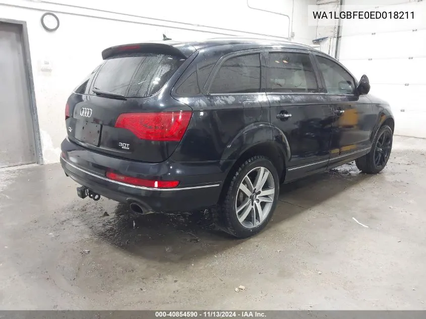 2014 Audi Q7 3.0T Premium VIN: WA1LGBFE0ED018211 Lot: 40854590