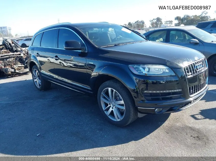 2014 Audi Q7 3.0T Premium VIN: WA1LGAFE8ED008987 Lot: 40880498