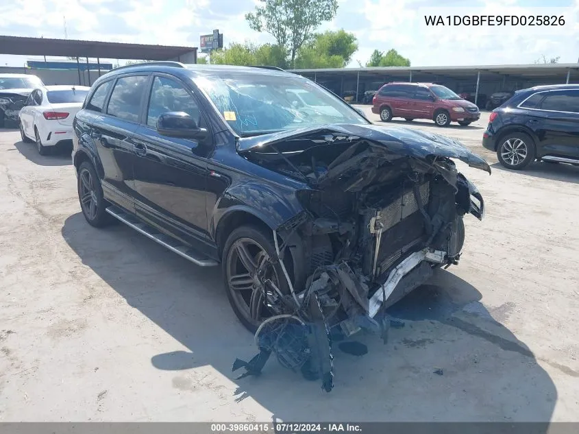 WA1DGBFE9FD025826 2015 Audi Q7 3.0T S Line Prestige