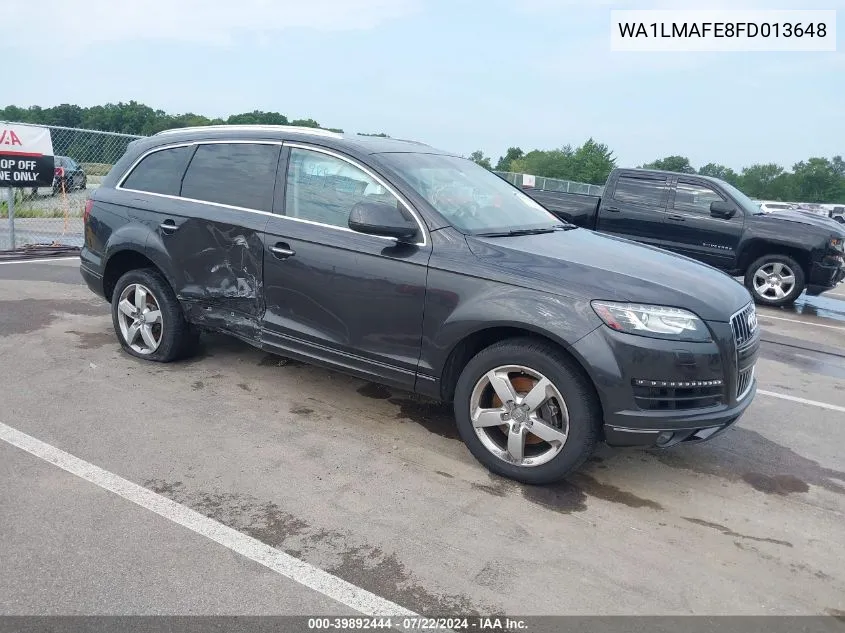 WA1LMAFE8FD013648 2015 Audi Q7 3.0 Tdi Premium