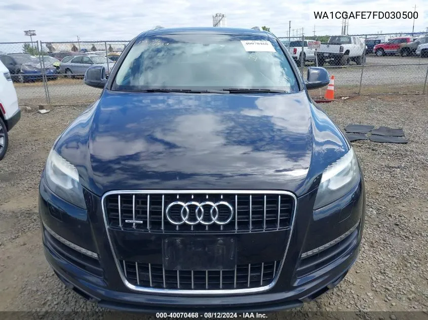 2015 Audi Q7 3.0T Premium VIN: WA1CGAFE7FD030500 Lot: 40070468