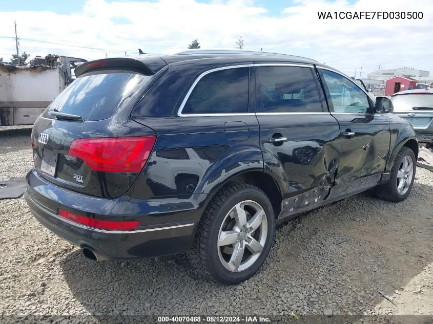 2015 Audi Q7 3.0T Premium VIN: WA1CGAFE7FD030500 Lot: 40070468