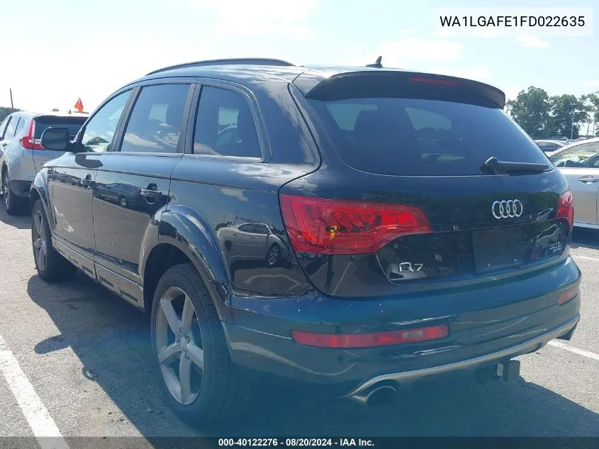 WA1LGAFE1FD022635 2015 Audi Q7 Premium Plus