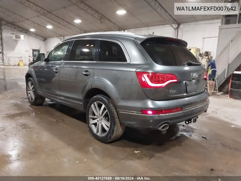 WA1LMAFEXFD007642 2015 Audi Q7 3.0 Tdi Premium