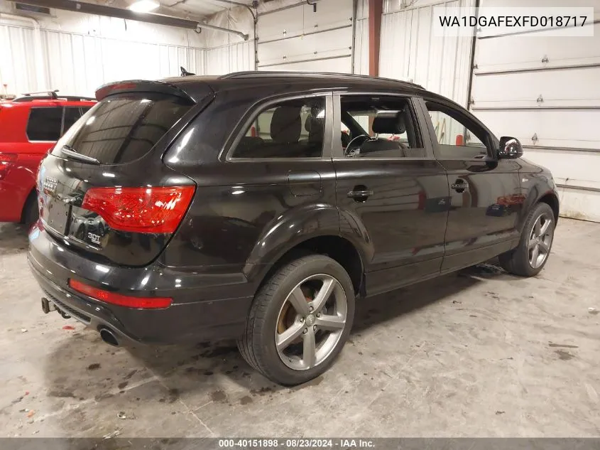 WA1DGAFEXFD018717 2015 Audi Q7 3.0T S Line Prestige