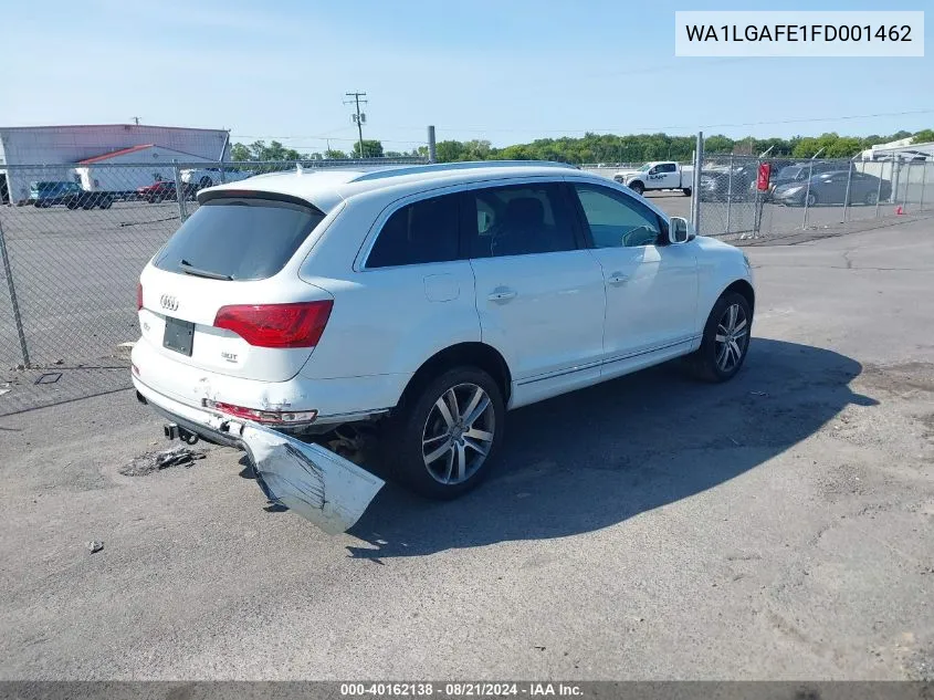 2015 Audi Q7 3.0T Premium VIN: WA1LGAFE1FD001462 Lot: 40162138