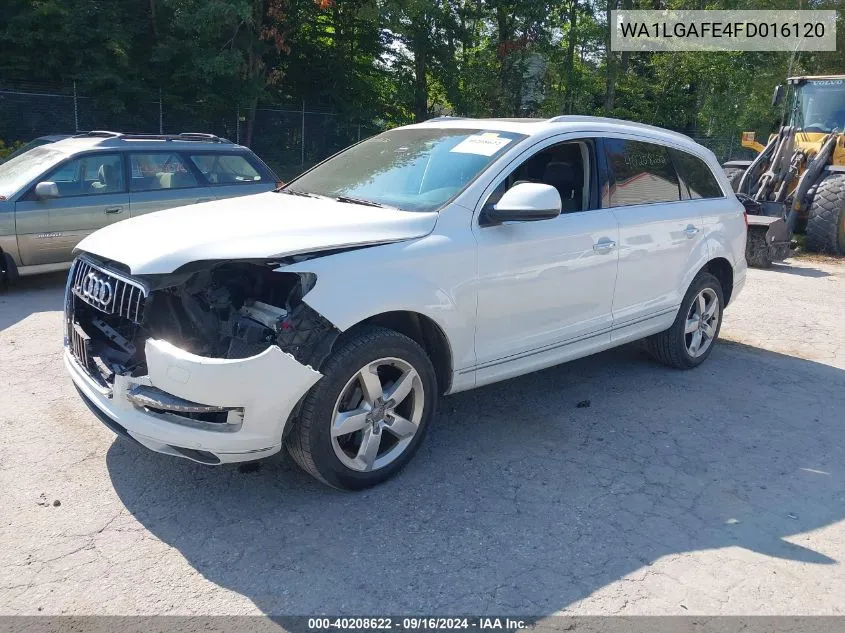 2015 Audi Q7 3.0T Premium VIN: WA1LGAFE4FD016120 Lot: 40208622