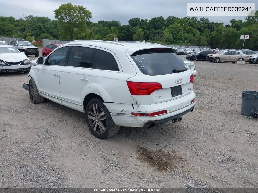 WA1LGAFE3FD032244 2015 Audi Q7 3.0T Premium