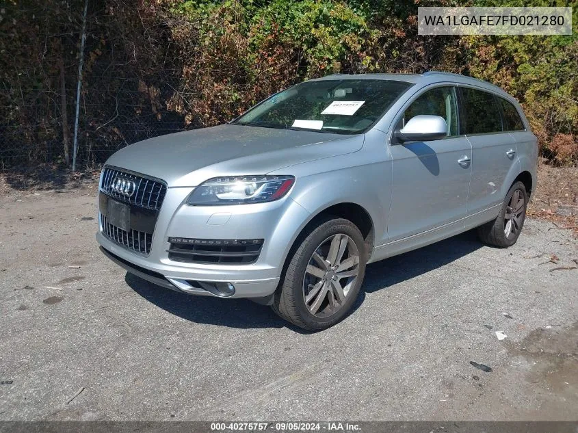 WA1LGAFE7FD021280 2015 Audi Q7 3.0T Premium