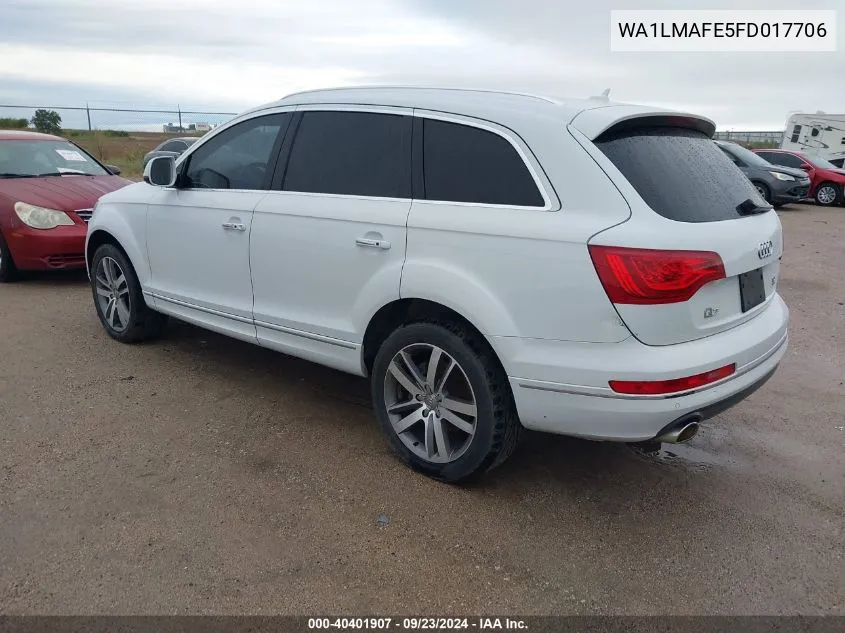 WA1LMAFE5FD017706 2015 Audi Q7 3.0 Tdi Premium