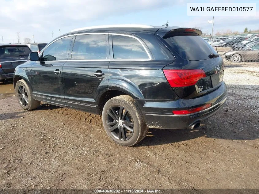 2015 Audi Q7 3.0T Premium VIN: WA1LGAFE8FD010577 Lot: 40630282