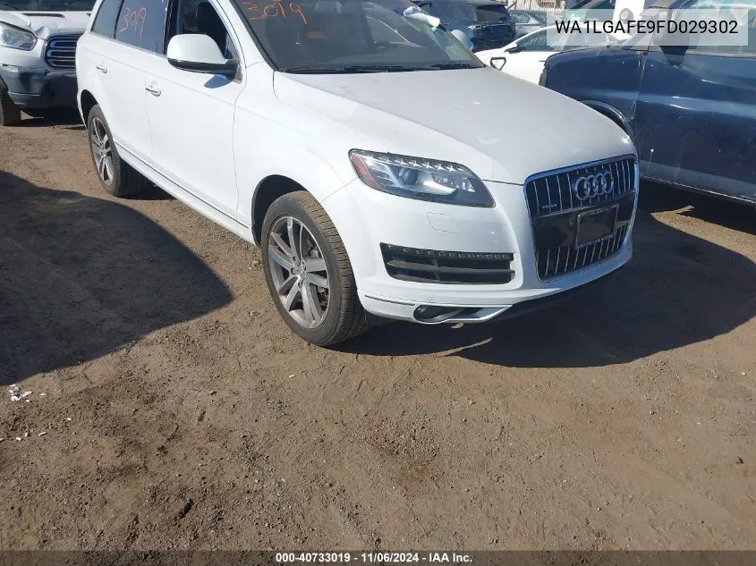 2015 Audi Q7 3.0T Premium VIN: WA1LGAFE9FD029302 Lot: 40733019