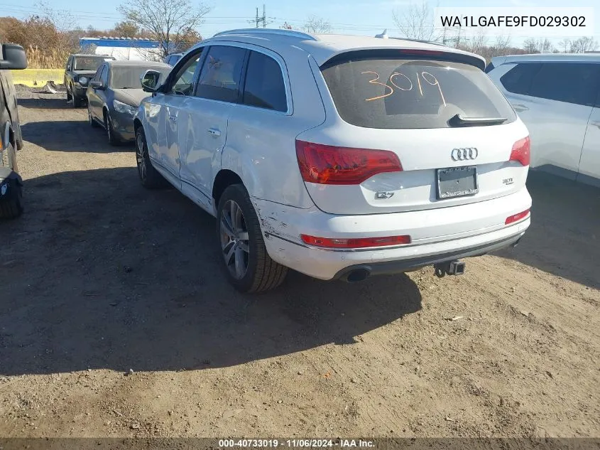 2015 Audi Q7 3.0T Premium VIN: WA1LGAFE9FD029302 Lot: 40733019