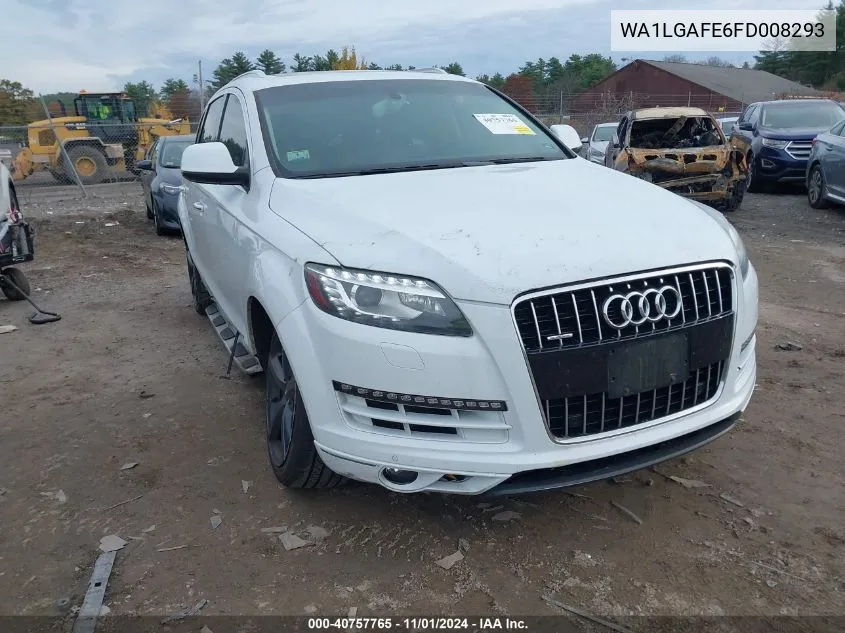 2015 Audi Q7 3.0T Premium VIN: WA1LGAFE6FD008293 Lot: 40757765