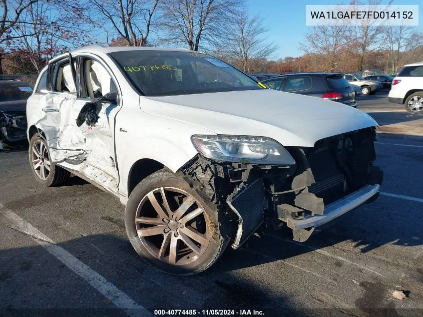 2015 Audi Q7 3.0T Premium VIN: WA1LGAFE7FD014152 Lot: 40774485