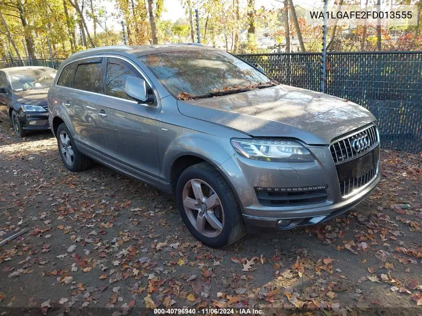 2015 Audi Q7 3.0T Premium VIN: WA1LGAFE2FD013555 Lot: 40796940