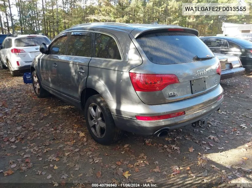 2015 Audi Q7 3.0T Premium VIN: WA1LGAFE2FD013555 Lot: 40796940