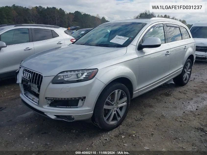 2015 Audi Q7 3.0T Premium VIN: WA1LGAFE1FD031237 Lot: 40802115