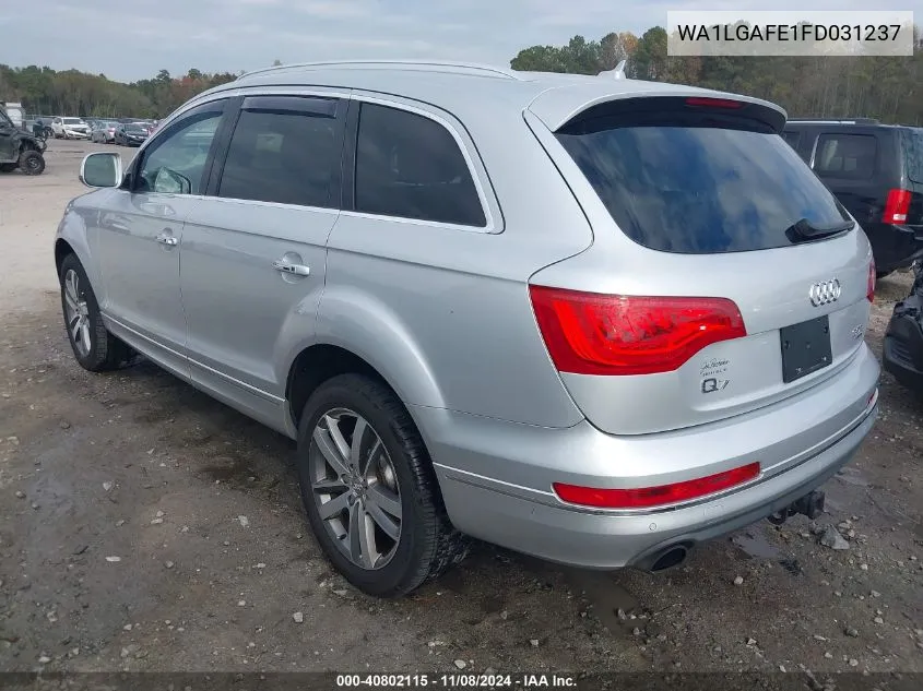 2015 Audi Q7 3.0T Premium VIN: WA1LGAFE1FD031237 Lot: 40802115