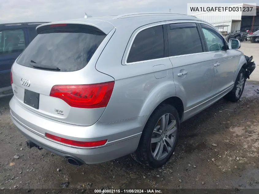 2015 Audi Q7 3.0T Premium VIN: WA1LGAFE1FD031237 Lot: 40802115