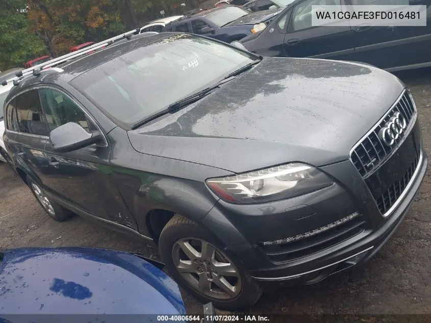 WA1CGAFE3FD016481 2015 Audi Q7 3.0T Premium