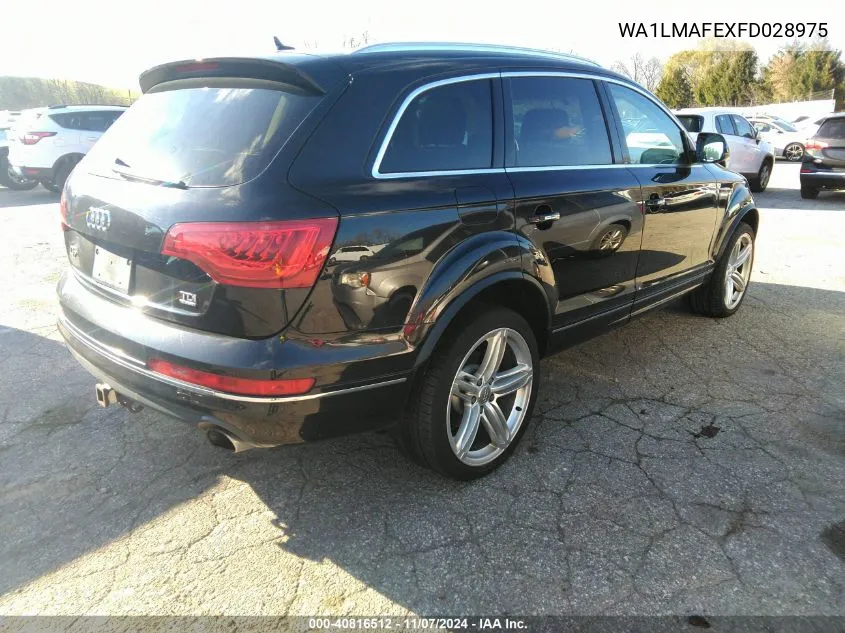 2015 Audi Q7 3.0 Tdi Premium VIN: WA1LMAFEXFD028975 Lot: 40816512