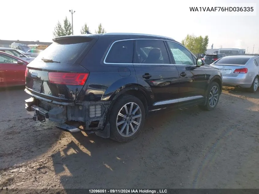 WA1VAAF76HD036335 2017 Audi Q7