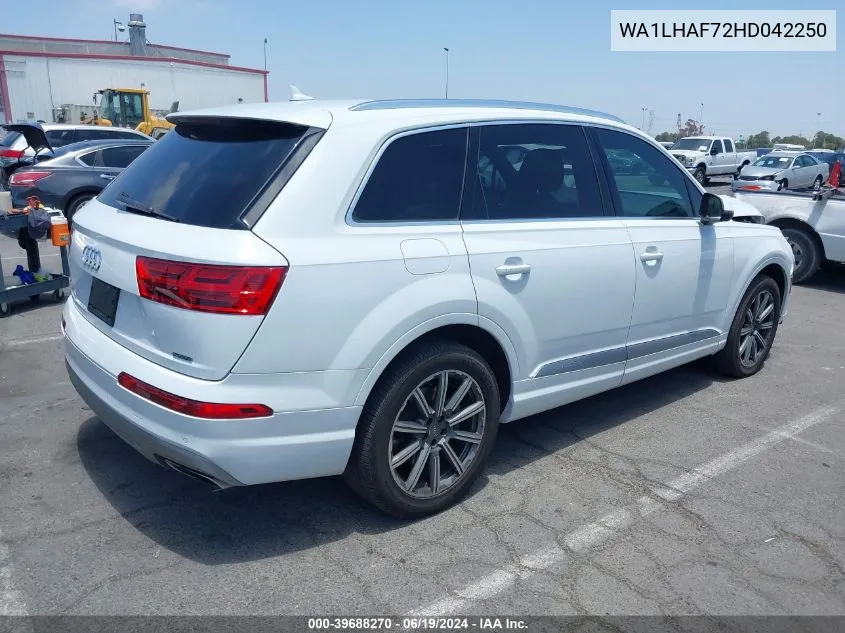 WA1LHAF72HD042250 2017 Audi Q7 2.0T Premium