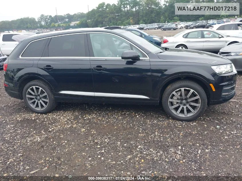 WA1LAAF77HD017218 2017 Audi Q7 3.0T Premium