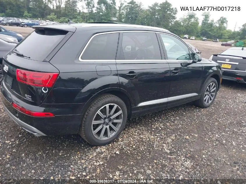 WA1LAAF77HD017218 2017 Audi Q7 3.0T Premium