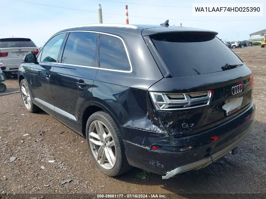 WA1LAAF74HD025390 2017 Audi Q7 3.0T Premium