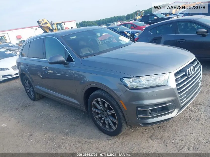 WA1LAAF73HD023078 2017 Audi Q7 3.0T Premium