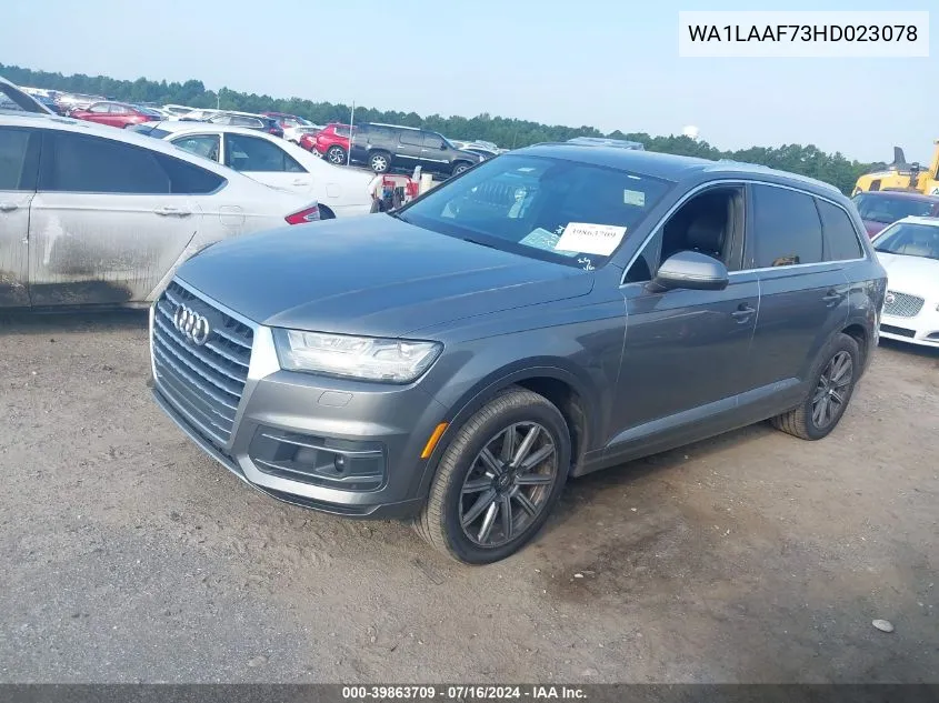 WA1LAAF73HD023078 2017 Audi Q7 3.0T Premium