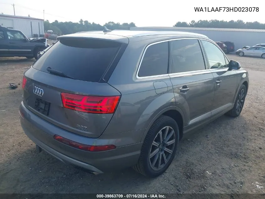 WA1LAAF73HD023078 2017 Audi Q7 3.0T Premium