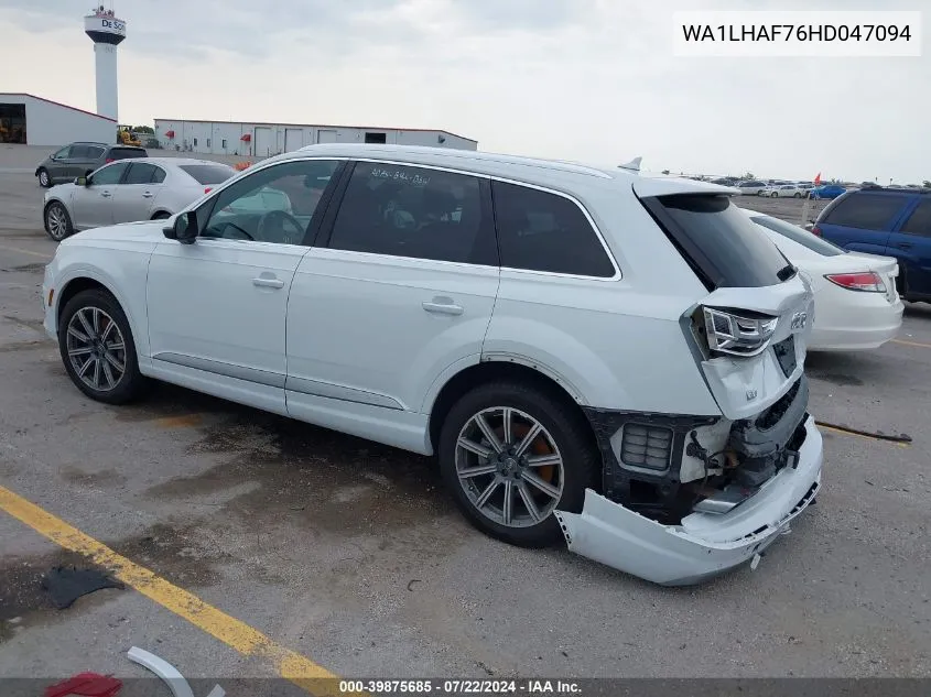 WA1LHAF76HD047094 2017 Audi Q7 2.0T Premium