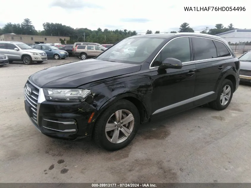 2017 Audi Q7 2.0T Premium VIN: WA1LHAF76HD054496 Lot: 39913177