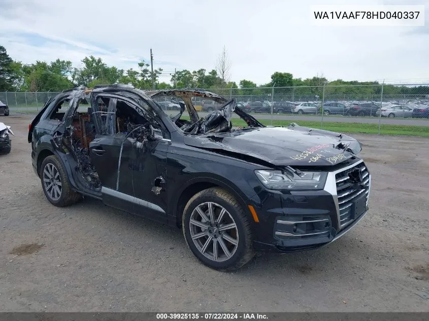 WA1VAAF78HD040337 2017 Audi Q7 3.0T Premium