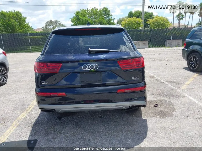 WA1AAAF72HD019188 2017 Audi Q7 3.0T Premium