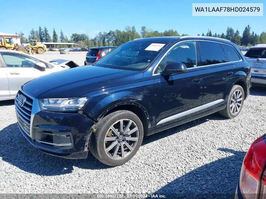 WA1LAAF78HD024579 2017 Audi Q7 3.0T Premium